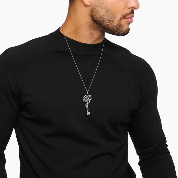 Immagine prodotto Thomas Sabo Anhänger Schlange schwarze Steine Silber (Argento 925)