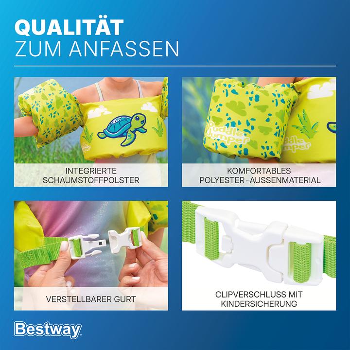 Image du produit Bestway Puddle Jumper Gilet de natation en tissu pour enfants avec brassards