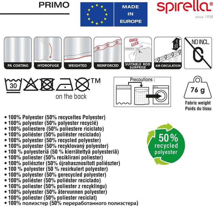 Produktbild spirella Primo (240 x 180 cm)