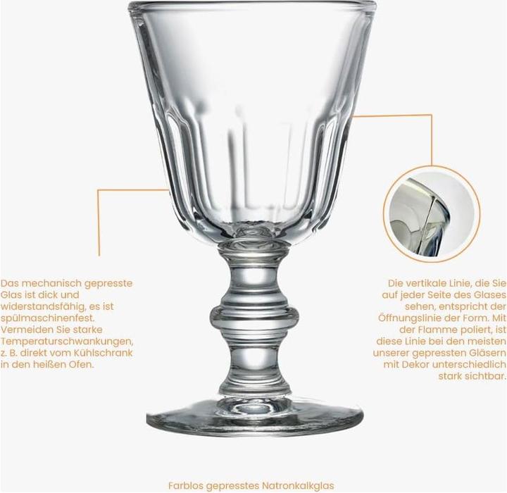 Immagine prodotto La Rochère Calice da vino Verres Périgord 220 ml 14,8cm (0.22 l, 1 x)