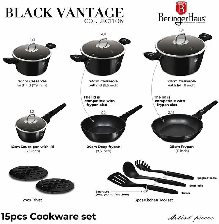 Actual product image BerlingerHaus Cookware set