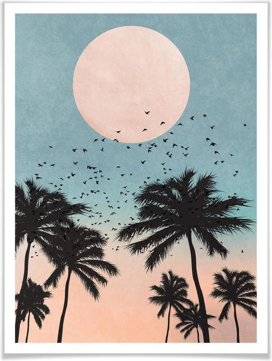 Image du produit Trenddeko Coucher de soleil (60 x 80 cm)