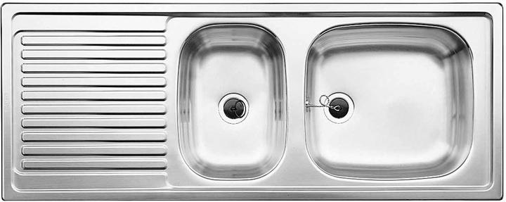 Blanco Top EZS (Fitted sink with draining board, 43.50 cm, 110 cm)