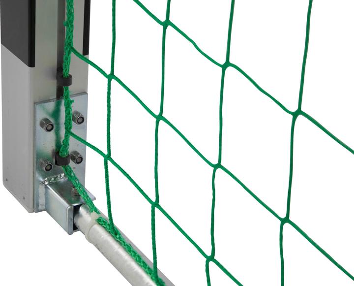 Actual product image Sport-Thieme Indoor handball goal 3x2 m, standing in ground sockets with folding net hoops