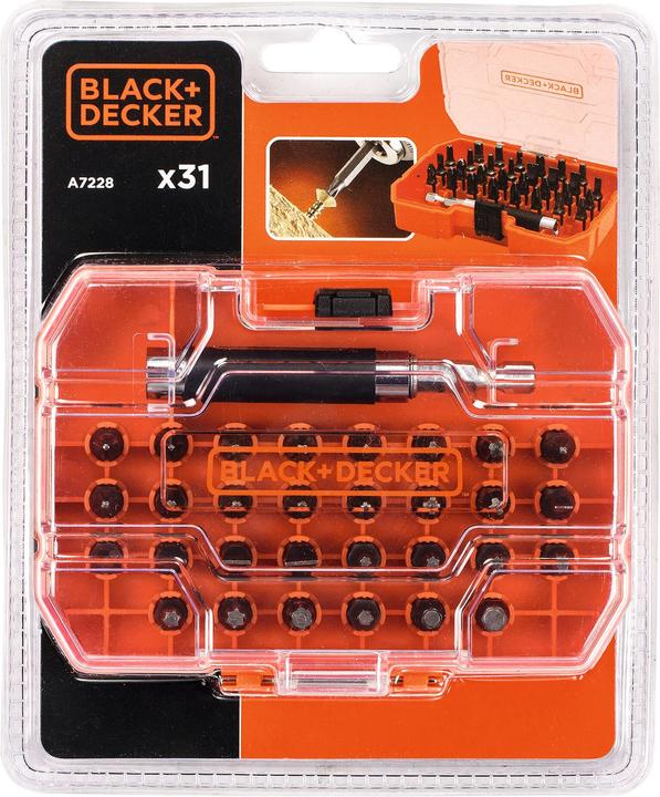 Actual product image Black & Decker 31-piece bit set