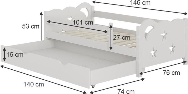 Produktbild VitaliSpa Jessica (70 x 140 cm)