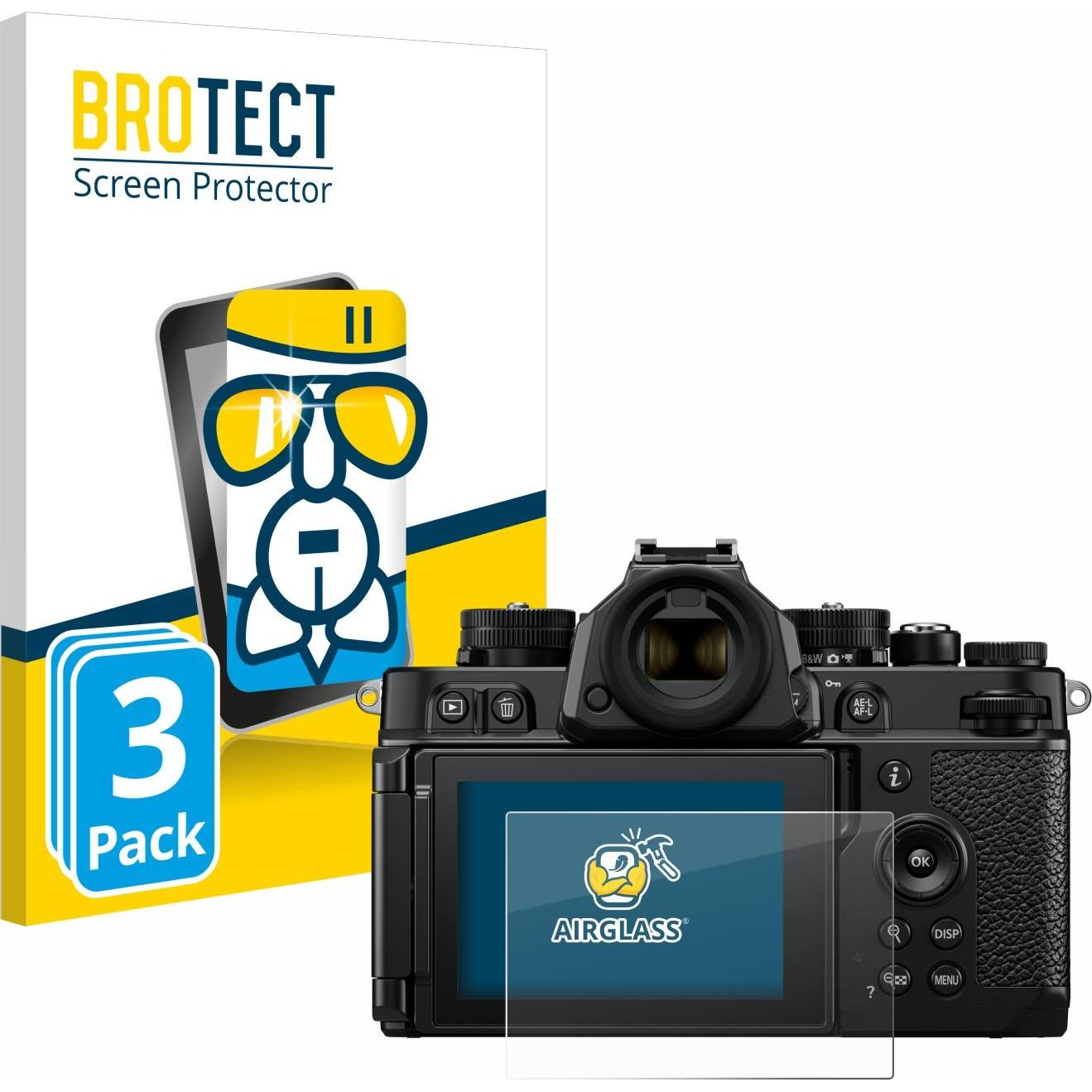 BROTECT AirGlass Panzerglasfolie (Displayschutz), Kameraschutz