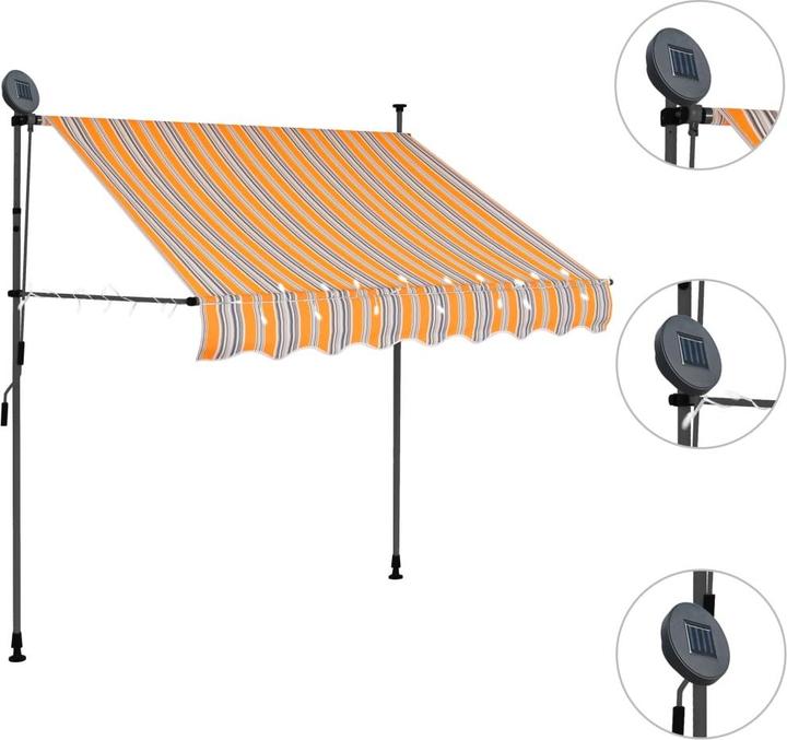 Actual product image vidaXL Einziehbare Markise (1.50 m)