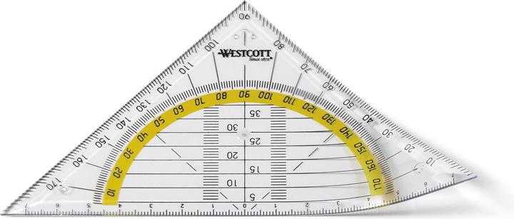Westcott Geo triangle E10132 BP (14 cm, Plastic)