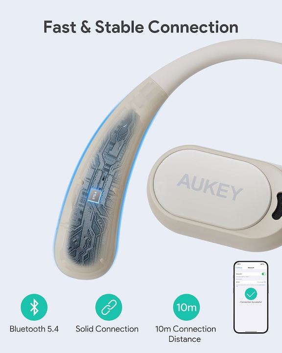 Image du produit Aukey SPORTS FIT OPEN-EAR - Écouteurs (35 h, Sans fil)