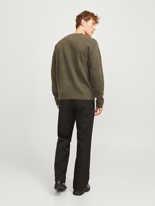 Produktbild Jack & Jones Einfarbig Strickpullover mit Rundhals Strickpullover mit Rundhals (S)