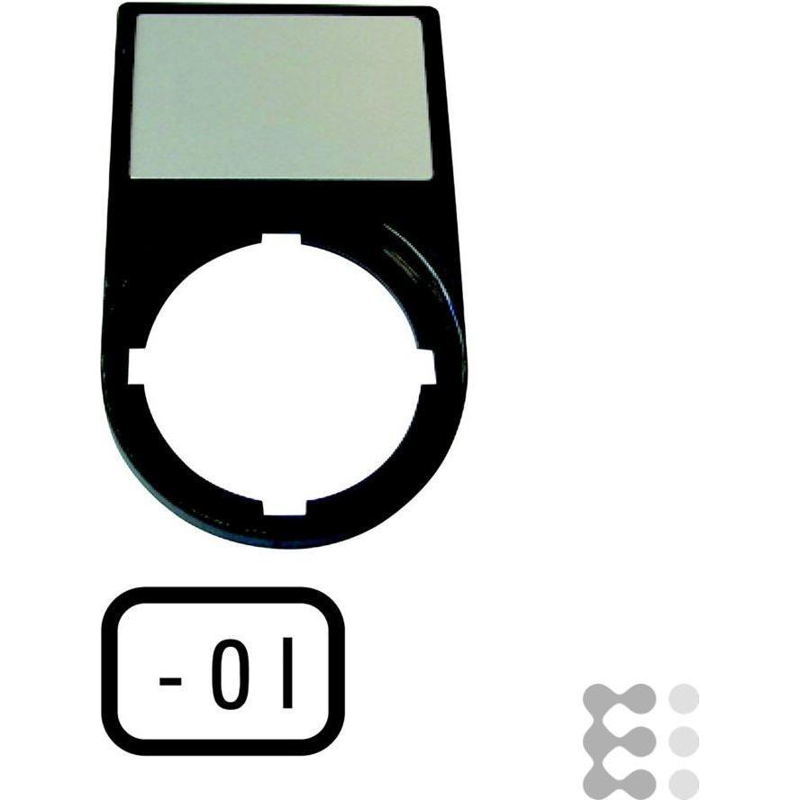 Thumbnail - Eaton Tastenzusatzschild 216485 M22S-ST-X88, Taster + Schalter, Schwarz