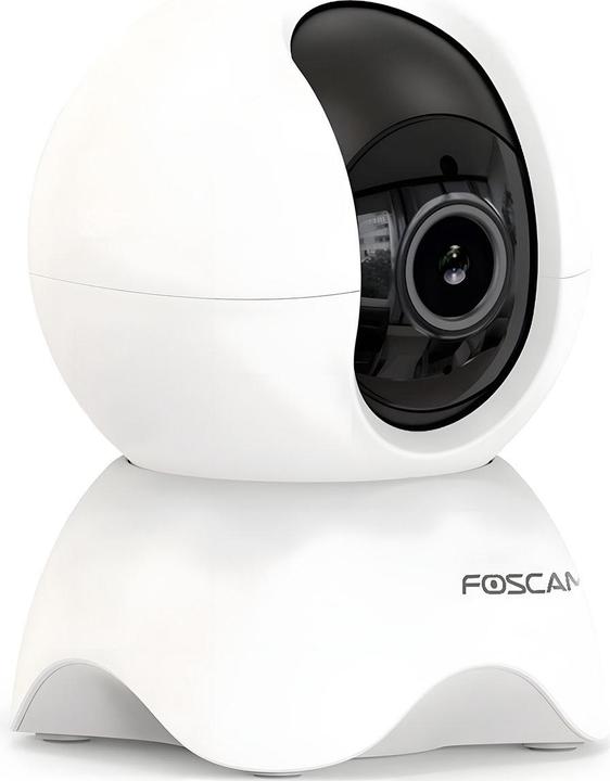 Actual product image Foscam X5 - Beveiligingscameras - 5 MP - Pan&tilt - Binnencamera - Babyfoon - Persoonsdetectie - Wit (2560 x 1920 pixels)