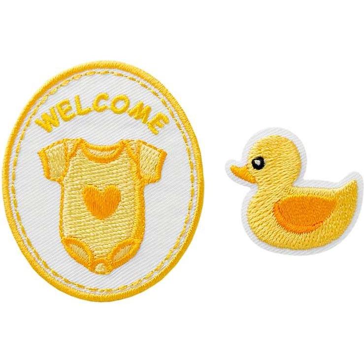 Mono Quick Welcome Baby, Applikationen, Gelb
