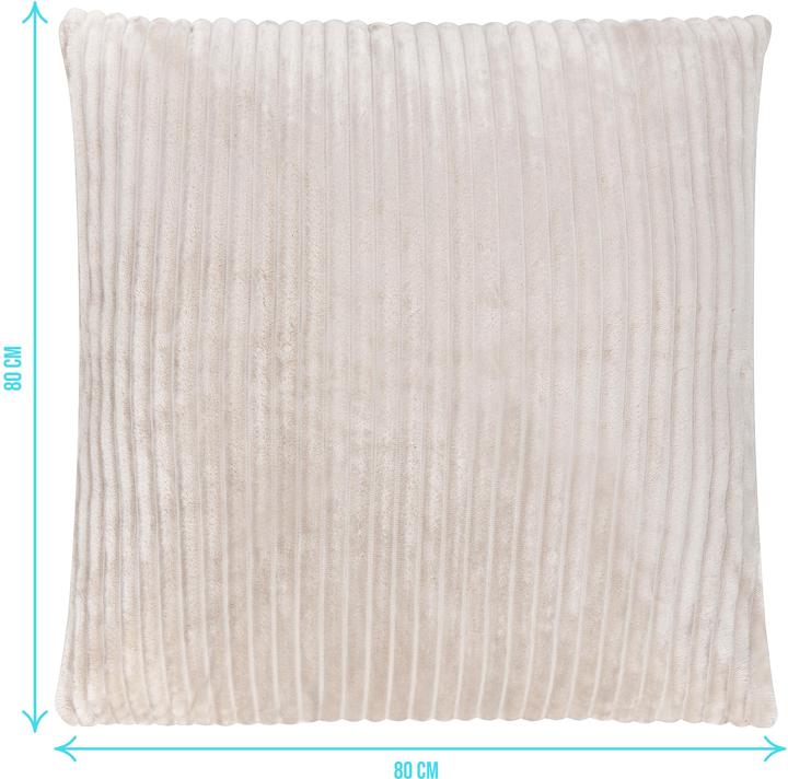Actual product image Aspero 2 Striped Flannel Pilar Cushion Covers - 9047 (80 x 80 cm)