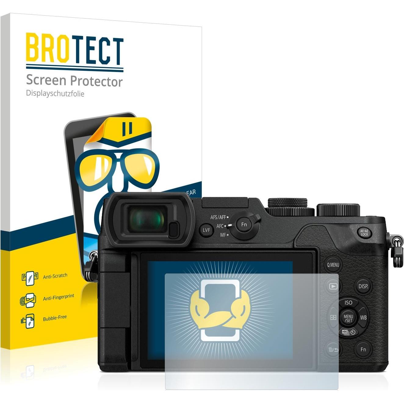 BROTECT Schutzfolie Displayschutz Klar (Displayschutz, Lumix DMC-GX8), Kameraschutz, Transparent