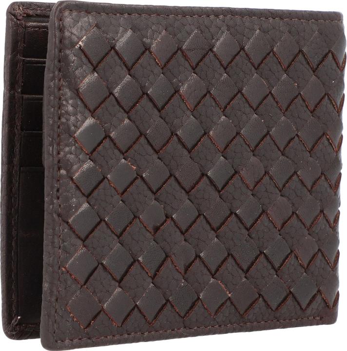 Actual product image Bugatti Woven wallet leather 12 cm