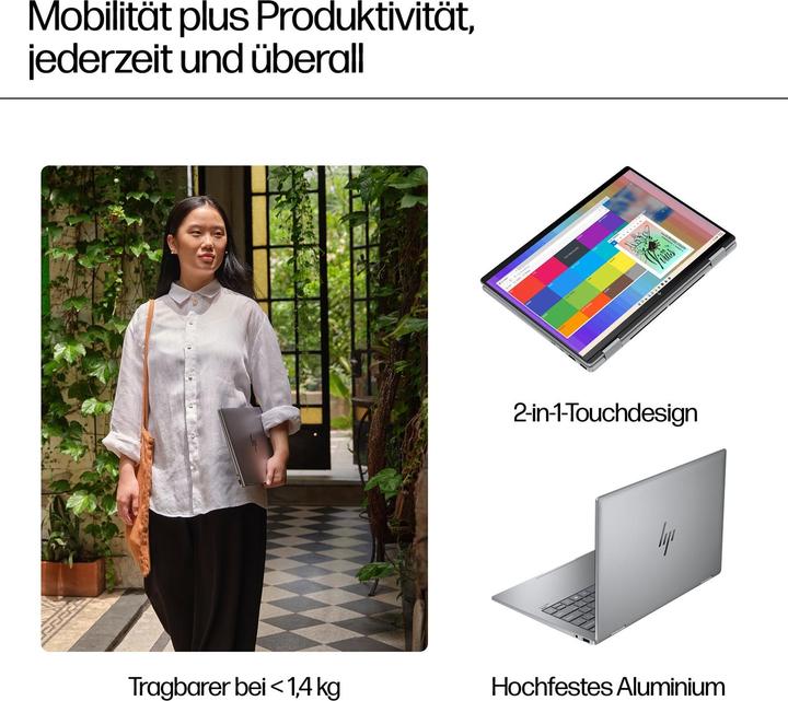 Immagine prodotto HP Envy x360 2-in-1 14-fc0175ng (14", 512 GB, 16 GB, DE, Intel Core Ultra 7 265)