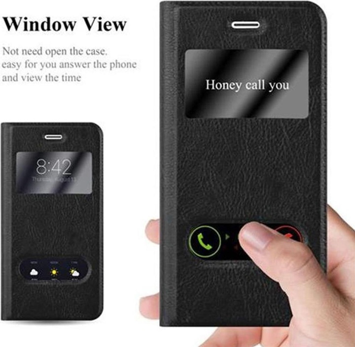 Produktbild Cadorabo Book mit View Doppelfenster Cover (Apple iPhone 6)