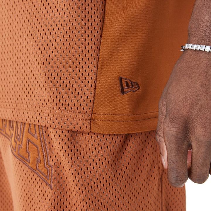 Immagine prodotto New Era Canotta in Poly Mesh - BRAND LOGO terra marrone - L (L)