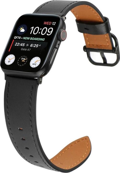 Produktbild Cover-Discount Apple Watch 44/45/46/49mm - Ersatzband Armband Leder (Leder)