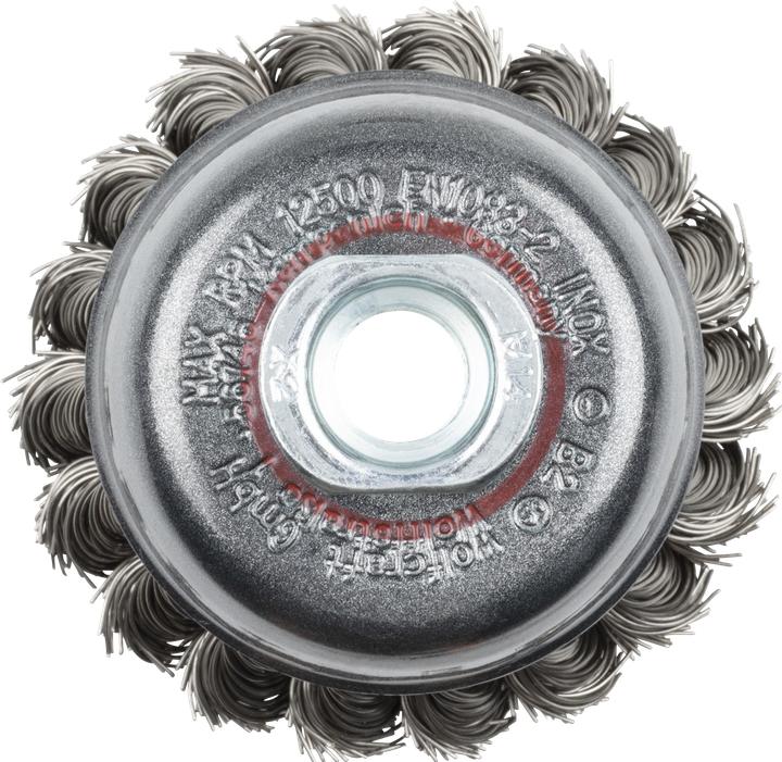 Produktbild wolfcraft 1 Edelstahldraht-Topfbürste WS M14 ø75mm