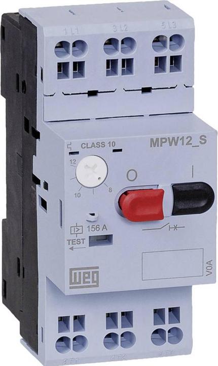 Produktbild Weg 12500991 MPW12-3-C063S Motorschutzschalter einstellbar 0.63 A 1 St.