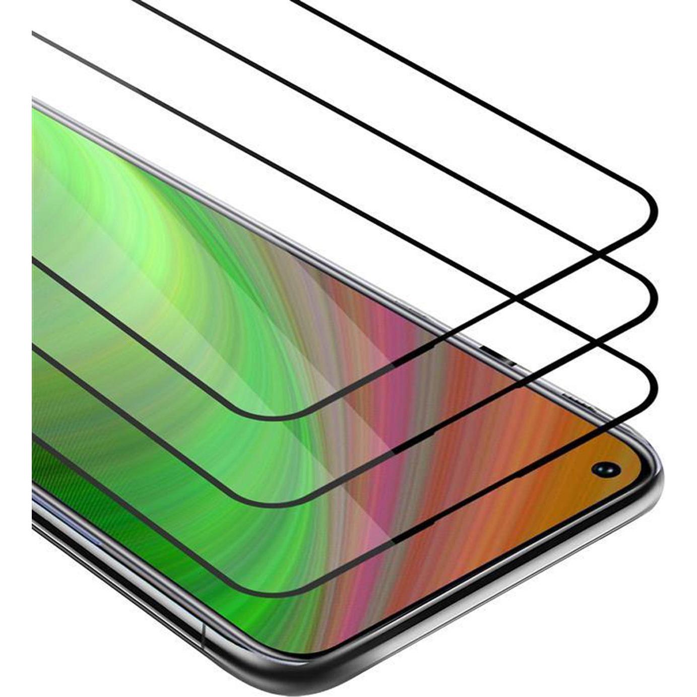 Thumbnail - Cadorabo Vollbild Displayschutzglas (3 Stück, Huawei Nova 7 SE), Smartphone Schutzfolie, Weiss