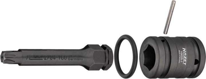 Immagine prodotto HAZET Serie di inserti chiave a bussola per giraviti per dischi freno 2784-T60/4 ∙ Attacco quadro, …