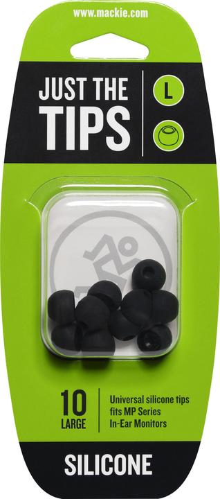 Mackie MP & CR Knoppen Grote Silicone Zwarte Tips Kit