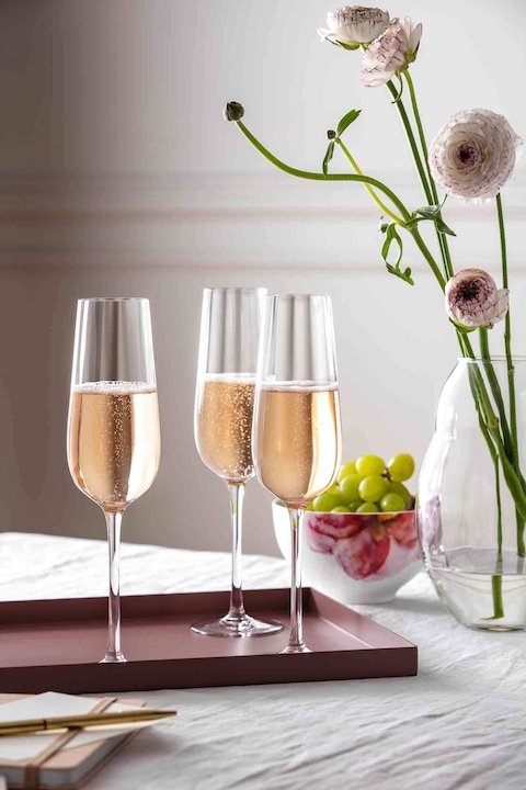 Image du produit Villeroy & Boch Coupe à champagne, set de 4 pièces Rose Garden (12 cl, 4 Verres, Flûtes à champagne)