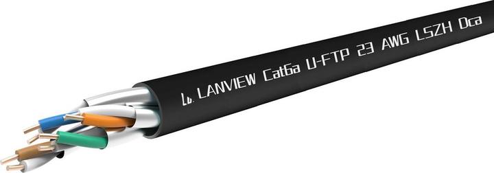 Produktbild Lanview Cat6a U-FTP 4x2xAWG23 LSZH (U/FTP, CAT6a, 305 m)