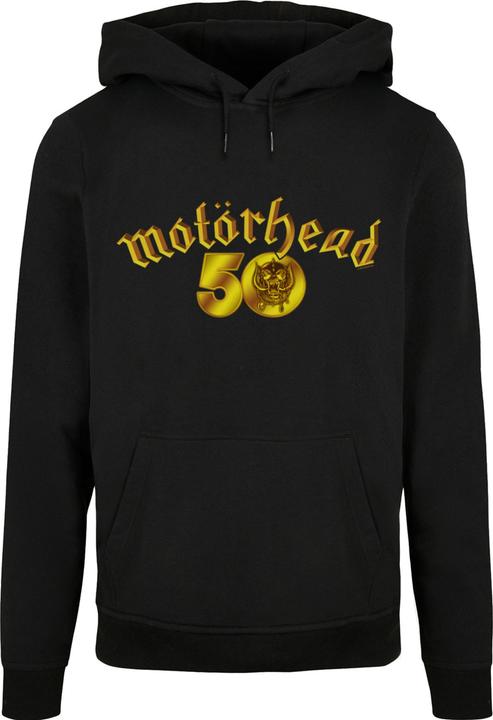 Produktbild Merchcode Motorhead - 50th Anniversary Gold Logo Basic Hoody - 193715 (5XL)
