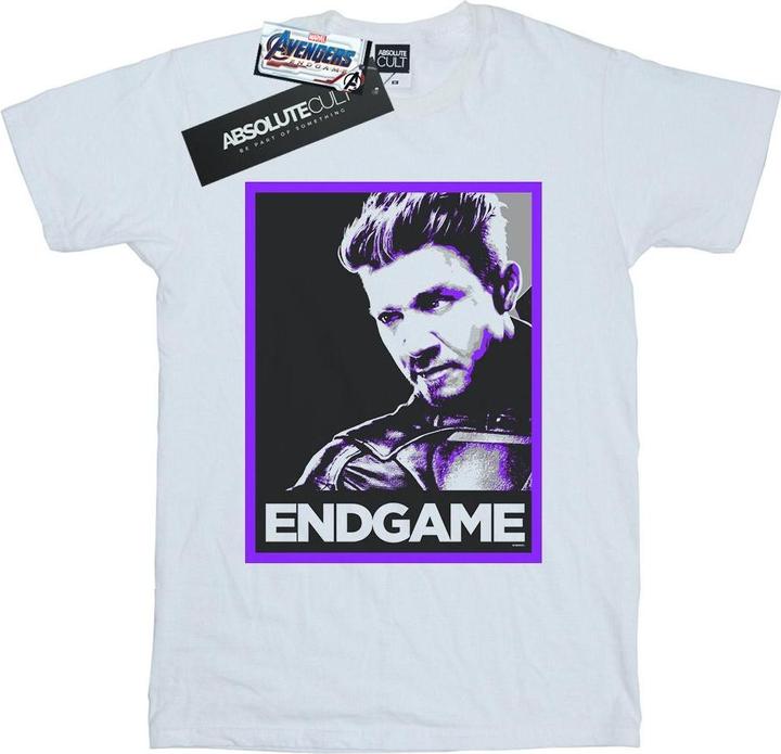 Produktbild Avengers Endgame Hawkeye Poster Baumwolle Boyfriend TShirt (L)
