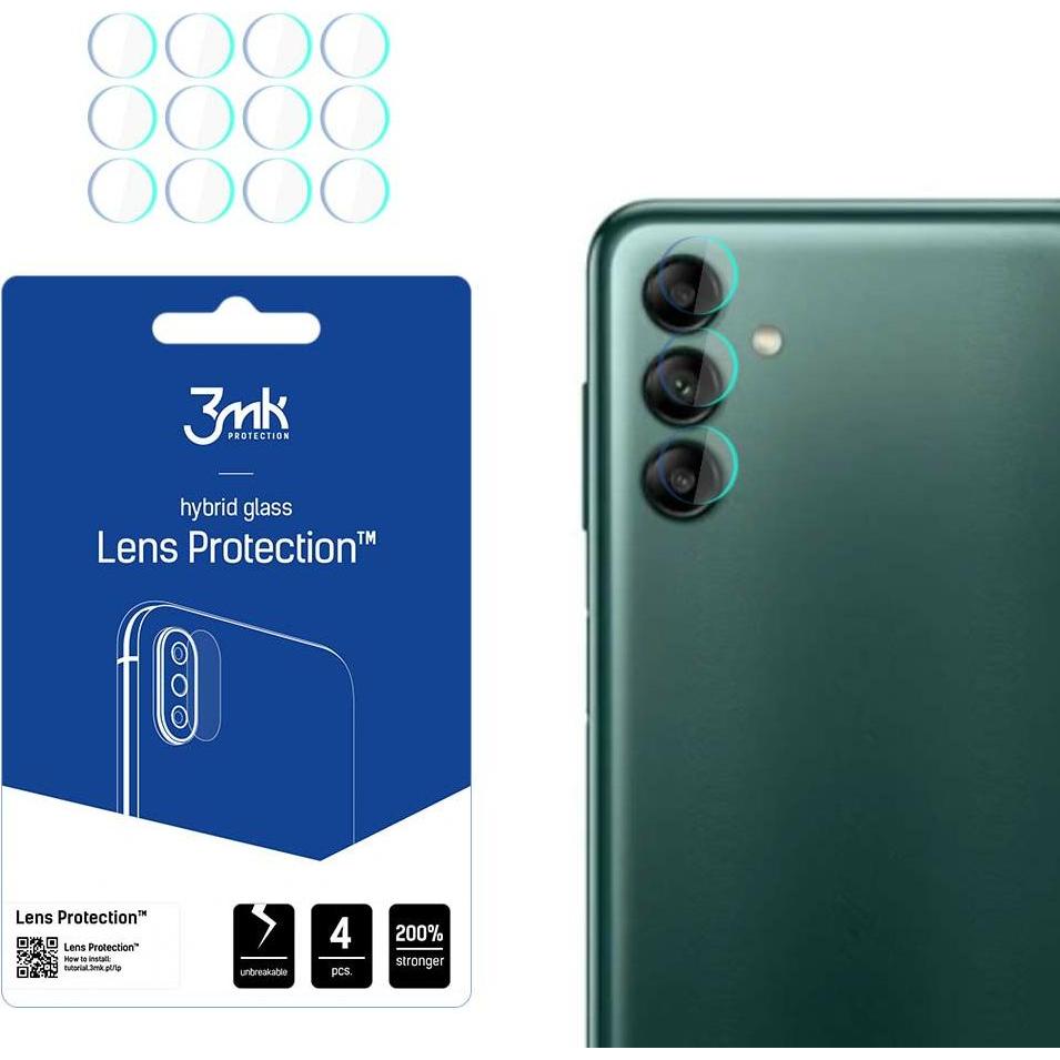 3MK Lens Protect Sam A04s A047 Ochrona na obiektyw aparatu 4szt (1 Stück, Samsung Galaxy A04S), Smartphone Schutzfolie, ...