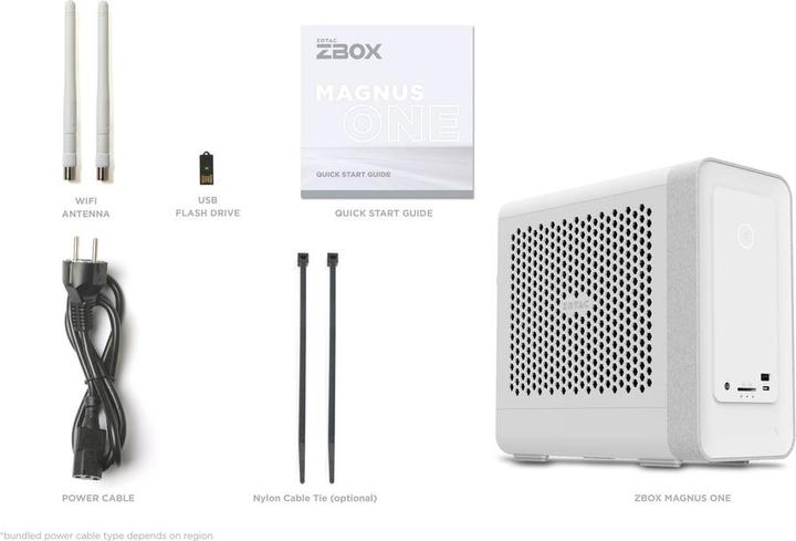 Produktbild Zotac Zbox Magnus One ERP74070W (Intel Core i7-13700, 16 GB, 1000 GB, GeForce RTX 4070)