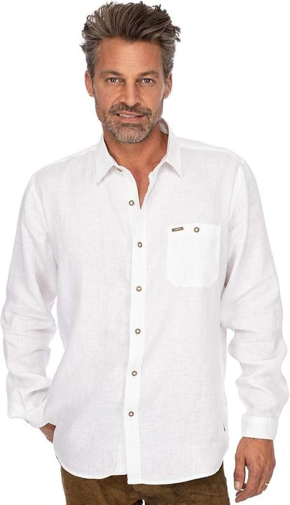 Immagine prodotto Stockerpoint Klederdrachthemd voor heren, wit, L (L)