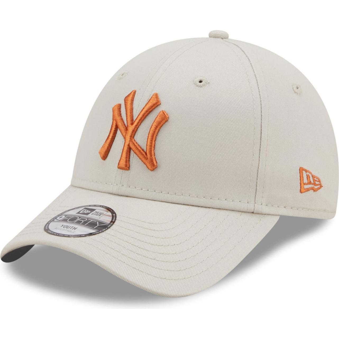 Thumbnail - New Era, Jungen, Cap, 9Forty Kinder Cap - New York Yankees stone - Youth, Beige, (55, 56, 54 C)