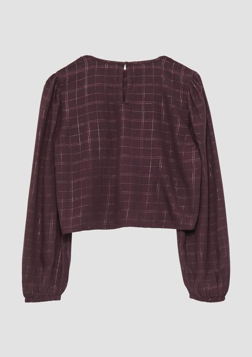 Produktbild S.Oliver Bluse Verkürzte Bluse im A-Shape mit Puff-Ärmeln (146, 152)