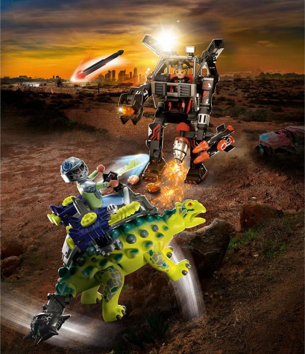 Image du produit Playmobil Saichania : Défense du coureur de combat (70626, Dinosaures Playmobil)