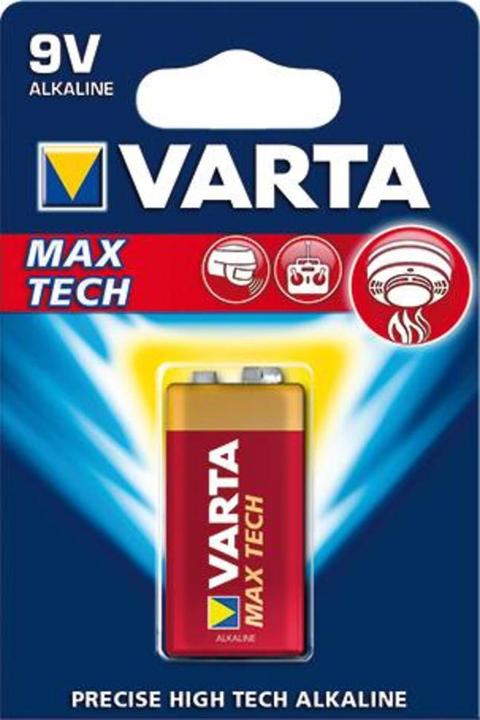 Productafbeelding Varta Levensduur Max. vermogen (1 Pcs., 9V Block, 580 mAh)