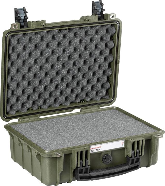 Image du produit Explorer Cases Valise d'extérieur 3815HL.G green with pick & pluck foam (L x H x P) (Mallette photo, 15.90 l)
