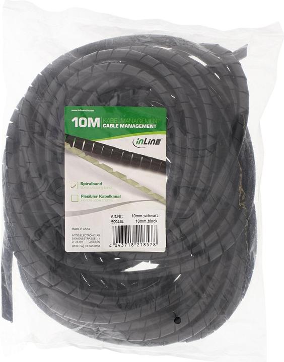Actual product image InLine Spiral binding (Cable spiral hose, 1000 cm)
