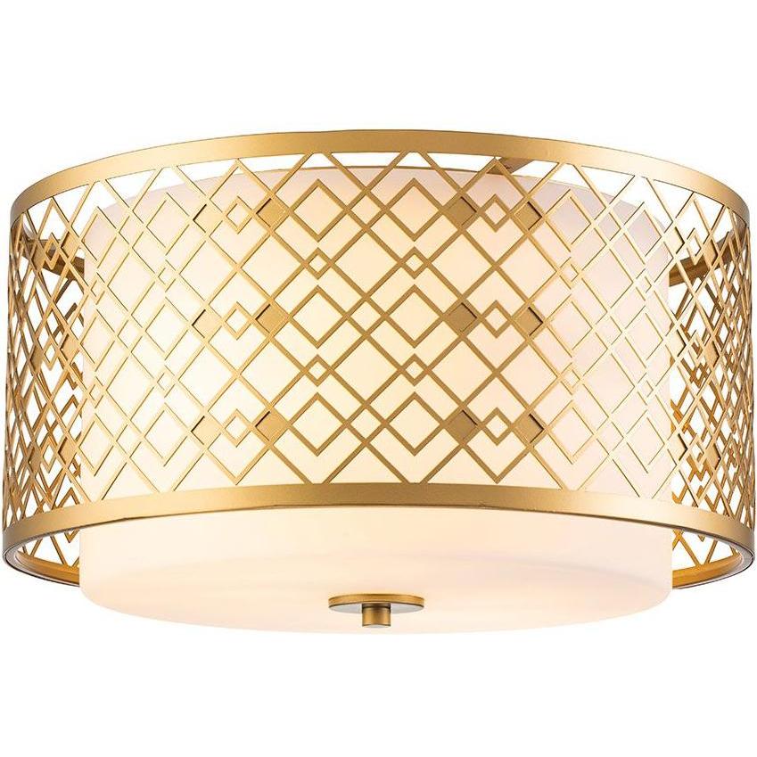 Elstead Lighting Oro Applique + Plafoniera, Plafoniera Ziggy Di Medie Dimensioni