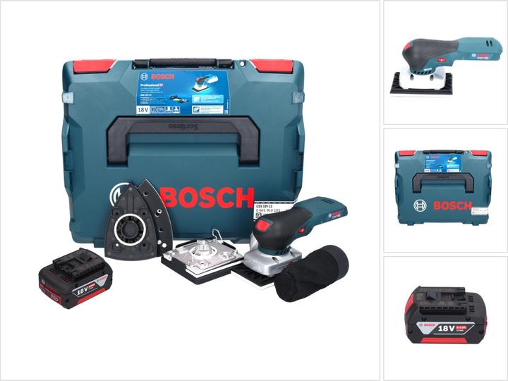 Actual product image Bosch Professional Bosch GSS 18V-13 Battery orbital sander 18 V + 1x battery 5.0 Ah + L-BOXX - without charger (Sander)