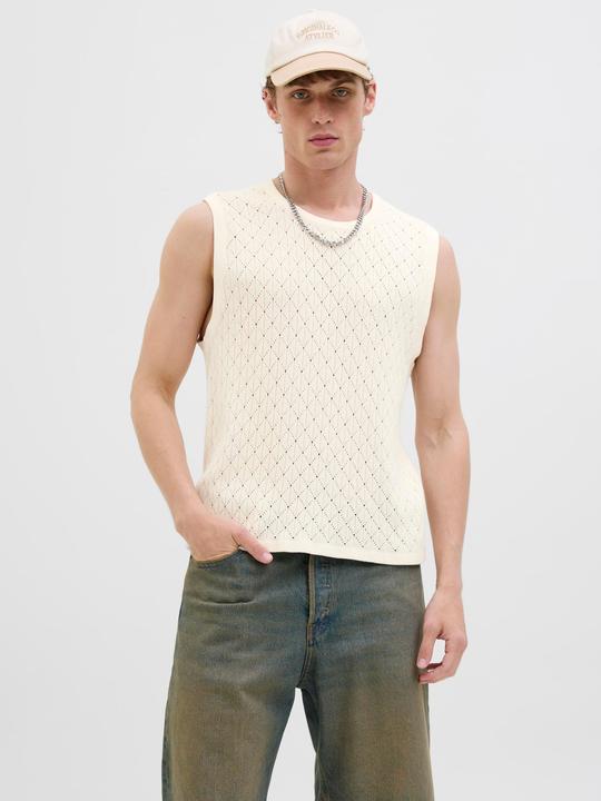 Produktbild Jack & Jones Einfarbig Gestricktes T-Shirt Gestricktes T-Shirt (M)