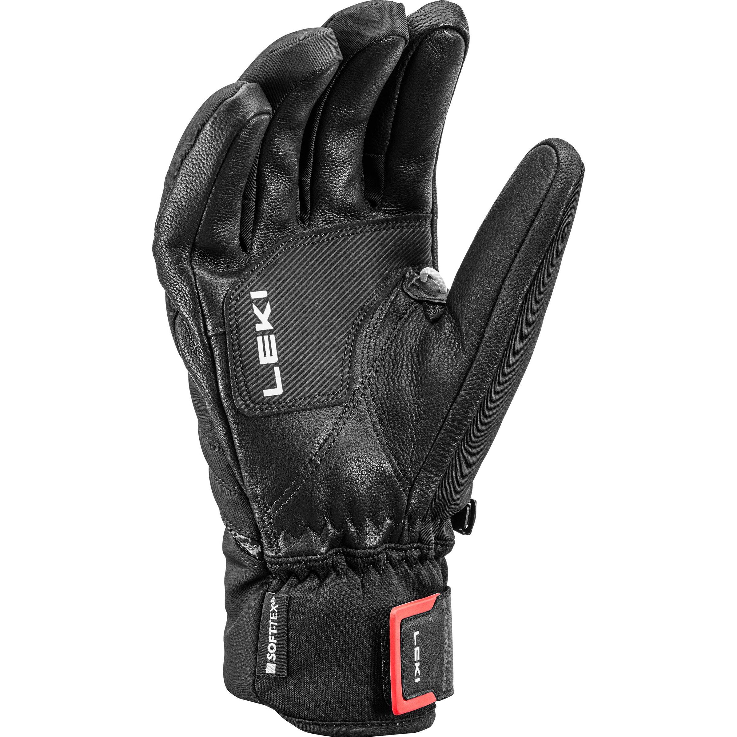 Thumbnail - Leki, Herren, Handschuhe, LE RĘK Falcon 3D black/red 10.5, Schwarz, (10.5)