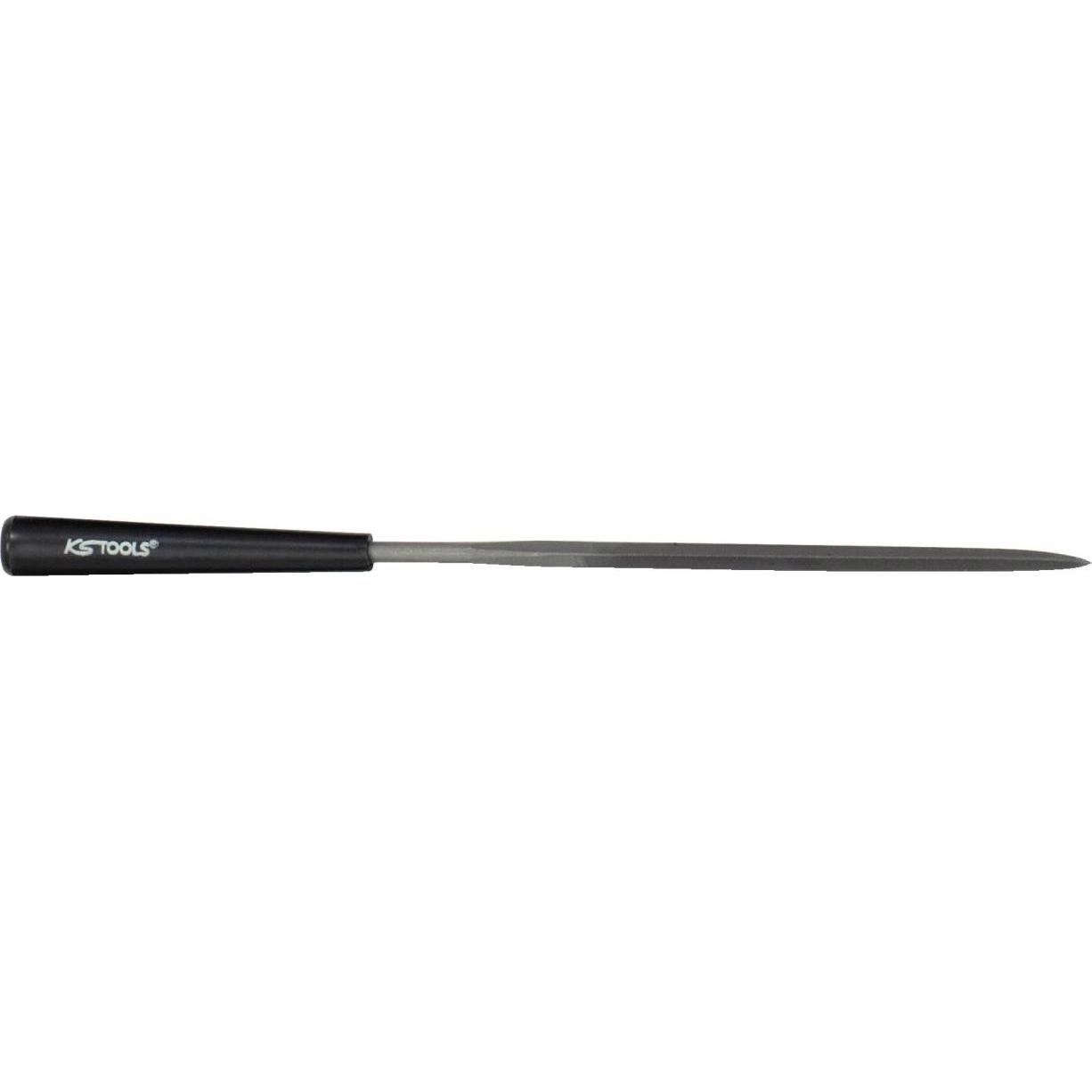 KS Tools, Raspel + Feile, Dreikant-Nadelfeile extra schlank, 2mm (Hieb 3, 90 mm)