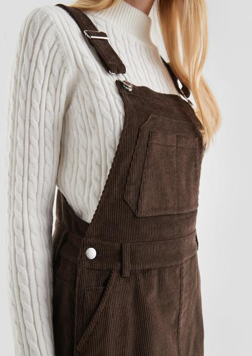 Image du produit s.Oliver Kleid Mini-Latzkleid aus Cord (40)