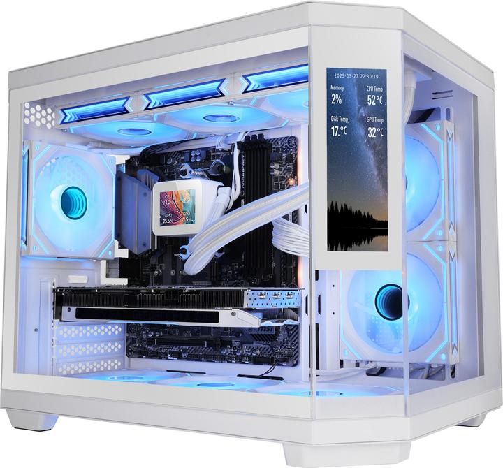 Actual product image Mars Gaming Mc3tcorelcdmw (mATX, Mini-ITX)